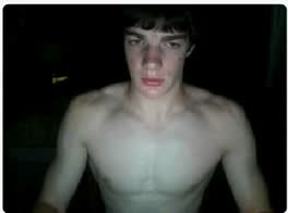 sexy boy wanks a nice hard cock 